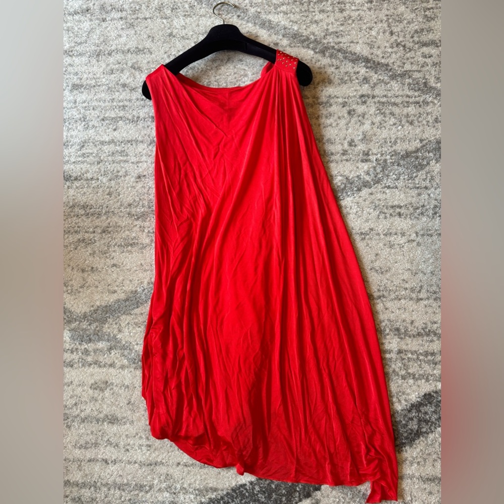 Versace x H&M size 34 US 4 red dress (used)